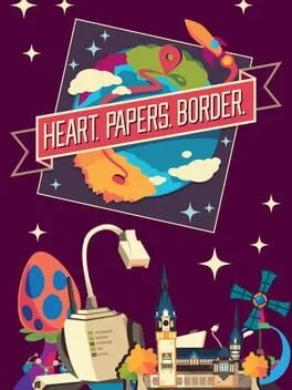  Heart. Papers. Border.  cover