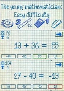  The young mathematician: Easy difficulty  cover