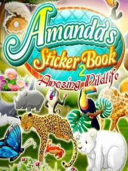  Amanda's Sticker Book 2: Amazing Wldlife  cover