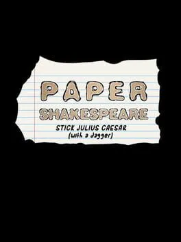  Paper Shakespeare: Stick Julius Caesar (with a dagger)  cover