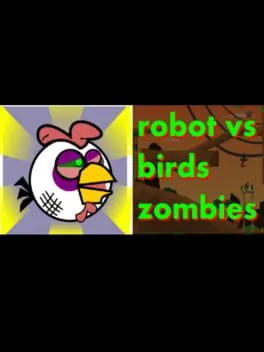 Robot vs Birds Zombies  cover