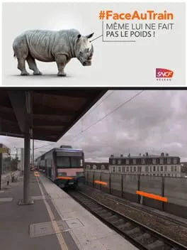  Face au train  cover