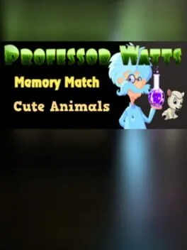  Professor Watts Memory Match: Cute Animals  cover