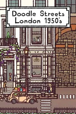  Doodle Streets: London 1950's  cover