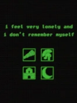  I Feel Very Lonely and I Don’t Remember Myself  cover