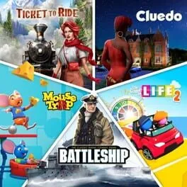  Classic Board Game Bundle: Ticket to Ride, Cluedo, Mouse Trap, Battleship and The Game of Life 2  cover