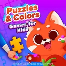  Puzzles & Colors: Games for Kids - Toddler Coloring Book Draw Paint  cover