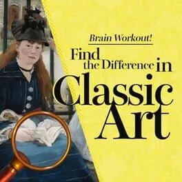  Brain Workout! Find the Difference in Classic Art  cover