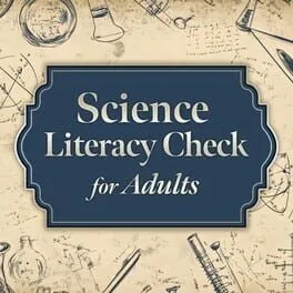  Science Literacy Check for Adults  cover