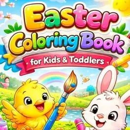  Easter Coloring Book for Kids & Toddlers  cover
