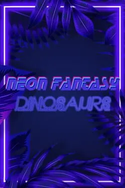  Neon Fantasy: Dinosaurs  cover