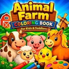  Animal Farm Coloring Book for Kids & Toddlers  cover